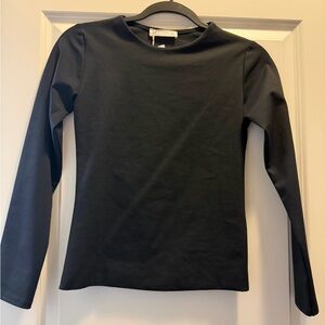 Black Long Sleeve Top - Women